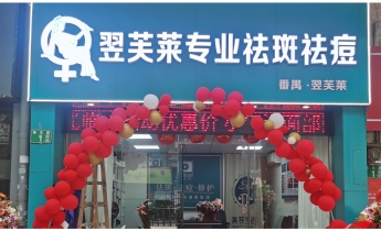 广东佛山均安镇翌芙莱祛斑祛痘专业店开业大吉